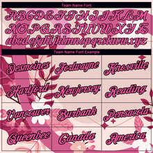 Load image into Gallery viewer, Custom City Cream Pink-Black 3D Pink Ribbon Breast Cancer Performance T-Shirt