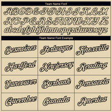 Load image into Gallery viewer, Custom Cream Black 3D Pattern Design Dollar Sign Money Theme Performance T-Shirt