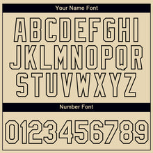 Load image into Gallery viewer, Custom Cream Black 3D Pattern Design Dollar Sign Money Theme Performance T-Shirt