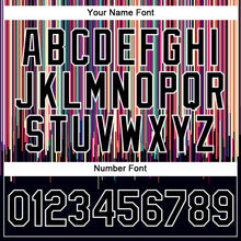 Load image into Gallery viewer, Custom Black White 3D Pattern Design Colorful Lines Performance T-Shirt