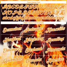 Load image into Gallery viewer, Custom Brown Bay Orange-White 3D Pattern Design Animal Horse In Flames Performance T-Shirt