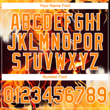 Load image into Gallery viewer, Custom Brown Bay Orange-White 3D Pattern Design Animal Horse In Flames Performance T-Shirt