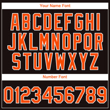 Load image into Gallery viewer, Custom Black Orange-White 3D Pattern Design Animal Lion Performance T-Shirt