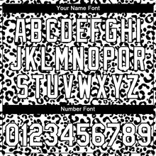 Load image into Gallery viewer, Custom White Black 3D Pattern Design Animal Print Performance T-Shirt