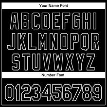 Load image into Gallery viewer, Custom Black White 3D Pattern Design Rave Splash Authentic Baseball Jersey