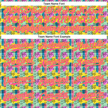 Load image into Gallery viewer, Custom Green Pink-Yellow 3D Pattern Design Color Brush Blocks Authentic Baseball Jersey