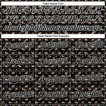 Load image into Gallery viewer, Custom Black White 3D Pattern Design Rodeo Cowboy Authentic Baseball Jersey