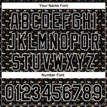 Load image into Gallery viewer, Custom Black White 3D Pattern Design Rodeo Cowboy Authentic Baseball Jersey