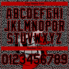 Load image into Gallery viewer, Custom Black Red-White 3D Pattern Design Knight Hero Art Authentic Baseball Jersey