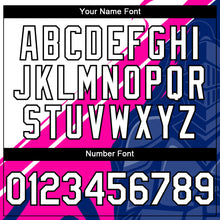 Load image into Gallery viewer, Custom Royal Pink-Black 3D Pattern Design Knight Hero Art Authentic Baseball Jersey