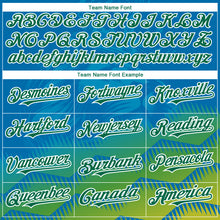 Load image into Gallery viewer, Custom Panther Blue Kelly Green-White 3D Pattern Design Animal Lion Authentic Baseball Jersey