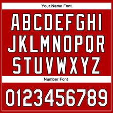 Load image into Gallery viewer, Custom Red White-Black 3D Pattern Design Football Skull Helmet Authentic Baseball Jersey