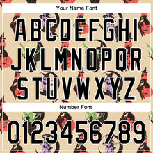 Load image into Gallery viewer, Custom City Cream Black-White 3D Pattern Halloween Authentic Baseball Jersey