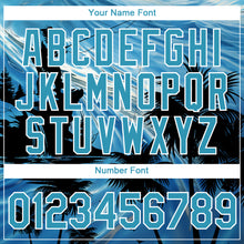 Load image into Gallery viewer, Custom Powder Blue Panther Blue-White 3D Pattern Design Fishing Performance T-Shirt