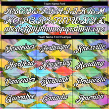 Load image into Gallery viewer, Custom Neon Green White-Black 3D Pattern Design Fishing Performance T-Shirt