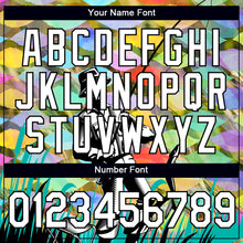 Load image into Gallery viewer, Custom Neon Green White-Black 3D Pattern Design Fishing Performance T-Shirt