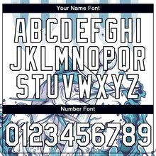 Load image into Gallery viewer, Custom White Black-Panther Blue 3D Pattern Design Marlin Fish Fishing Performance T-Shirt