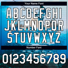 Load image into Gallery viewer, Custom Light Blue White-Black 3D Pattern Design Fishing Performance T-Shirt