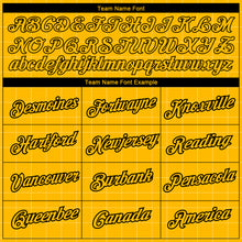 Load image into Gallery viewer, Custom Gold Black 3D Pattern Design Happy Smile Performance T-Shirt