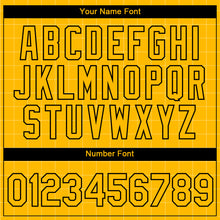 Load image into Gallery viewer, Custom Gold Black 3D Pattern Design Happy Smile Performance T-Shirt