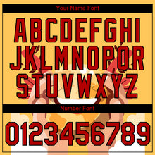 Load image into Gallery viewer, Custom Yellow Red-Black 3D Pattern Design Smile Emoji Performance T-Shirt