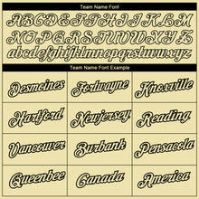 Load image into Gallery viewer, Custom City Cream Black 3D Pattern Design Smile Emoji Performance T-Shirt