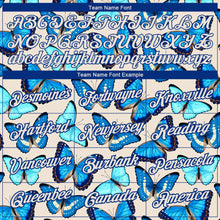 Load image into Gallery viewer, Custom Cream Royal 3D Pattern Design Butterfly Performance T-Shirt