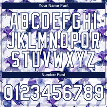 Load image into Gallery viewer, Custom White Navy 3D Pattern Design Butterfly Performance T-Shirt