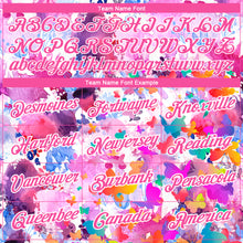 Load image into Gallery viewer, Custom Pink White 3D Pattern Design Watercolor Butterfly Performance T-Shirt