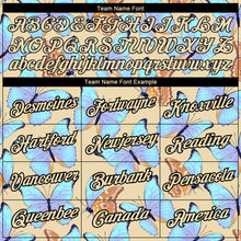 Load image into Gallery viewer, Custom City Cream Black 3D Pattern Design Butterfly Performance T-Shirt