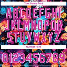 Load image into Gallery viewer, Custom Black Deep Pink-White 3D Pattern Design Butterfly Performance T-Shirt