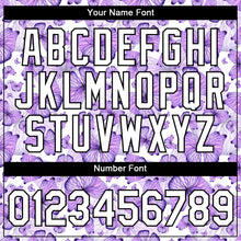 Load image into Gallery viewer, Custom Purple White-Black 3D Pattern Design Butterfly Performance T-Shirt