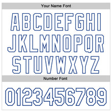 Load image into Gallery viewer, Custom White Royal 3D Pattern Design Vintage Tattoos Authentic Baseball Jersey