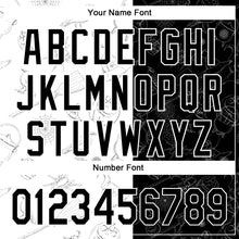 Load image into Gallery viewer, Custom Black White 3D Halloween Authentic Baseball Jersey