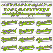 Load image into Gallery viewer, Custom White Neon Green Purple Gold-Red 3D Halloween Authentic Baseball Jersey