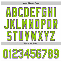 Load image into Gallery viewer, Custom White Neon Green Purple Gold-Red 3D Halloween Authentic Baseball Jersey