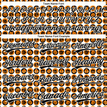Load image into Gallery viewer, Custom White Orange-Black 3D Halloween Authentic Baseball Jersey