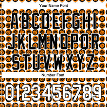 Load image into Gallery viewer, Custom White Orange-Black 3D Halloween Authentic Baseball Jersey