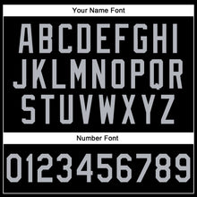 Load image into Gallery viewer, Custom Stitched Black Gray-Purple Line Sports Pullover Sweatshirt Hoodie