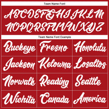 Load image into Gallery viewer, Custom Stitched Red White-Old Gold Line Sports Pullover Sweatshirt Hoodie