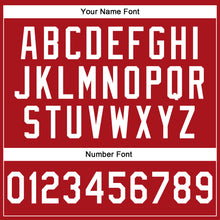 Load image into Gallery viewer, Custom Stitched Red White-Gray Line Sports Pullover Sweatshirt Hoodie