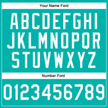 Load image into Gallery viewer, Custom Stitched Aqua White-Pink Line Sports Pullover Sweatshirt Hoodie