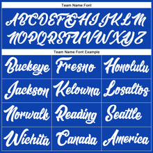 Load image into Gallery viewer, Custom Stitched Thunder Blue White-Pink Line Sports Pullover Sweatshirt Hoodie