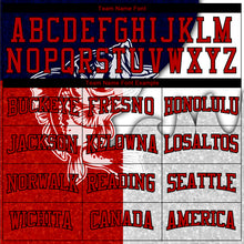 Load image into Gallery viewer, Custom Stitched Royal Red-Black 3D Largemouth Bass Fish Fishing Sports Pullover Sweatshirt Hoodie