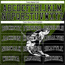 Load image into Gallery viewer, Custom Stitched Neon Green Black-White 3D Rainbow Trout Fish Fishing Sports Pullover Sweatshirt Hoodie