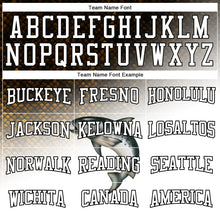 Load image into Gallery viewer, Custom Stitched White Black-Old Gold 3D Rainbow Trout Fish Fishing Sports Pullover Sweatshirt Hoodie