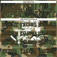 Load image into Gallery viewer, Custom Stitched Camo Olive-Black 3D Smallmouth Bass Fish Fishing Sports Pullover Sweatshirt Hoodie