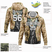 Load image into Gallery viewer, Custom Stitched City Cream White-Black 3D Northern Pike Fish Fishing Sports Pullover Sweatshirt Hoodie