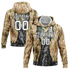 Load image into Gallery viewer, Custom Stitched City Cream White-Black 3D Northern Pike Fish Fishing Sports Pullover Sweatshirt Hoodie