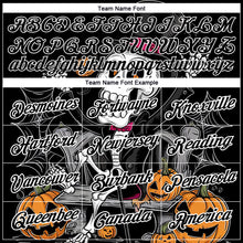 Load image into Gallery viewer, Custom Black White 3D Halloween Performance T-Shirt